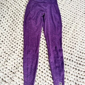 Bombshell Sportswear Heathered Purple Leggings